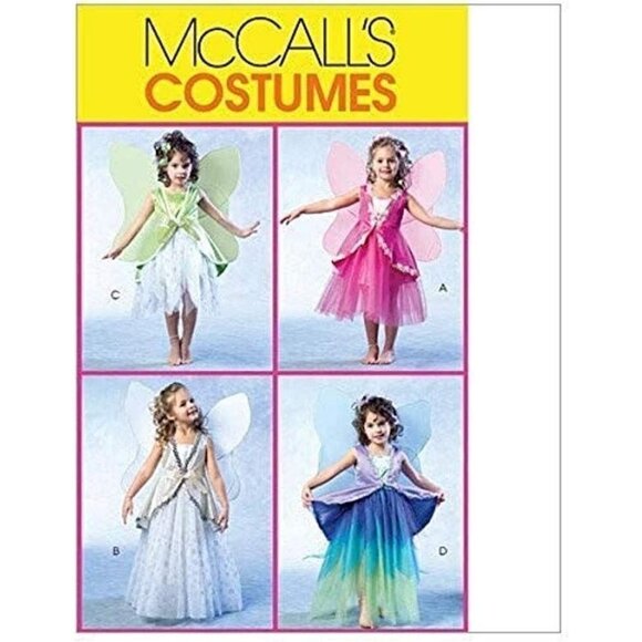 McCall's Sewing Pattern MP272 M4887 Girls Costumes Fairy Angel Size 2-5 - Picture 1 of 2
